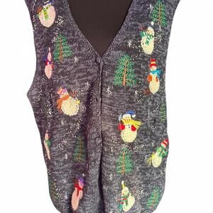 Women's Blue and Multi Jumper